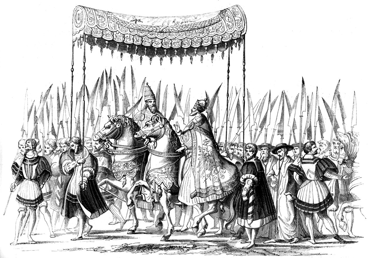Birodalmi körmenet, 1529-1530 1849. alkotó: Lucas Cranach the Elder