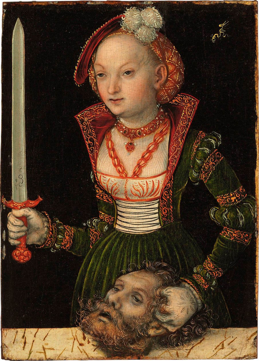Judit Holofernész fejével alkotó: Lucas Cranach the Elder