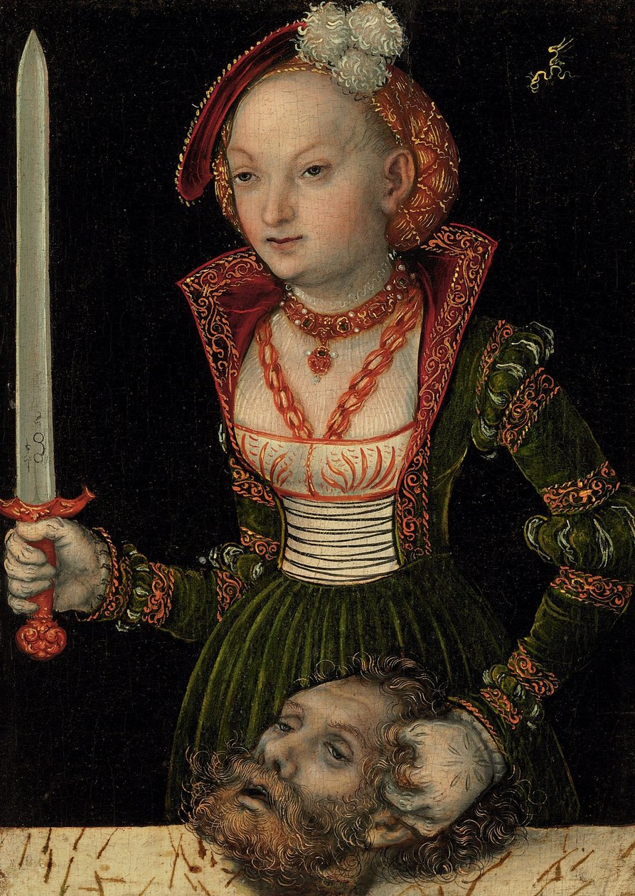 Judit Holofernész fejével alkotó: Lucas Cranach the Elder