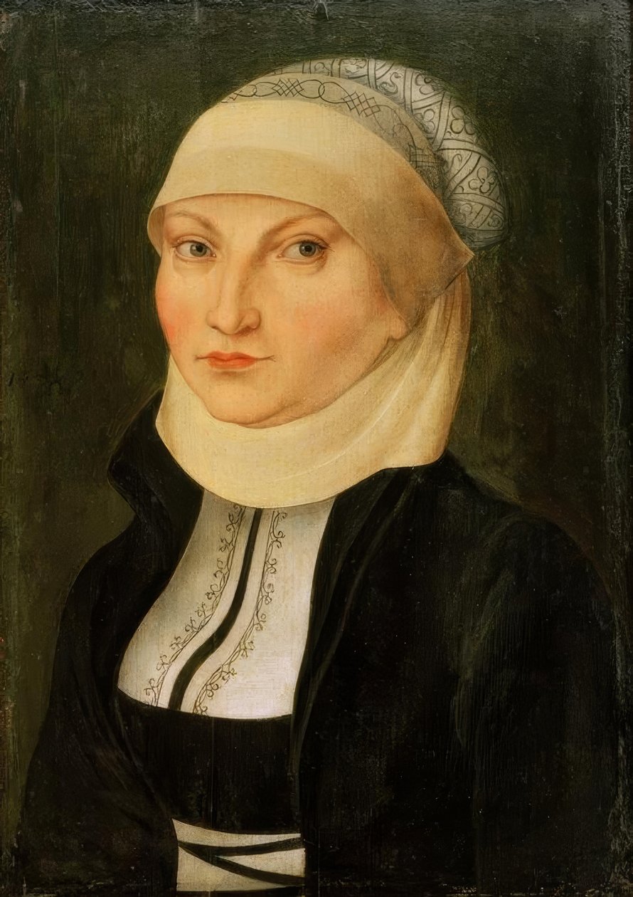 Katharina von Bora, Martin Luther felesége, Lippendorf (Szászország) alkotó: Lucas Cranach the Elder