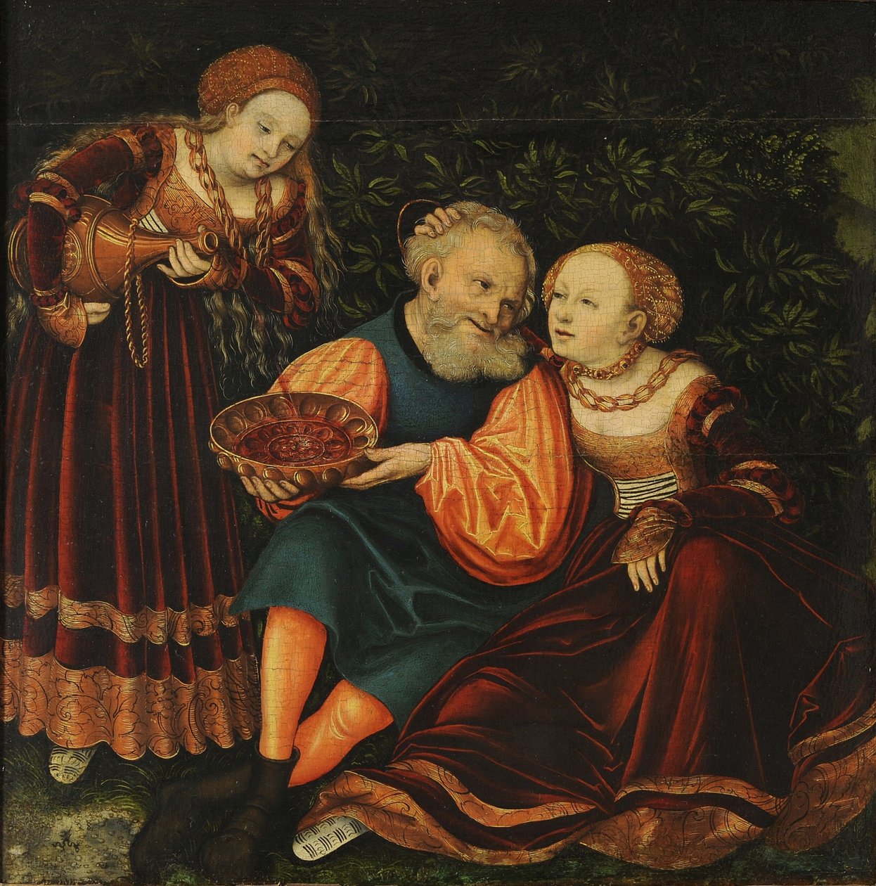 Lót és lányai alkotó: Lucas Cranach the Elder