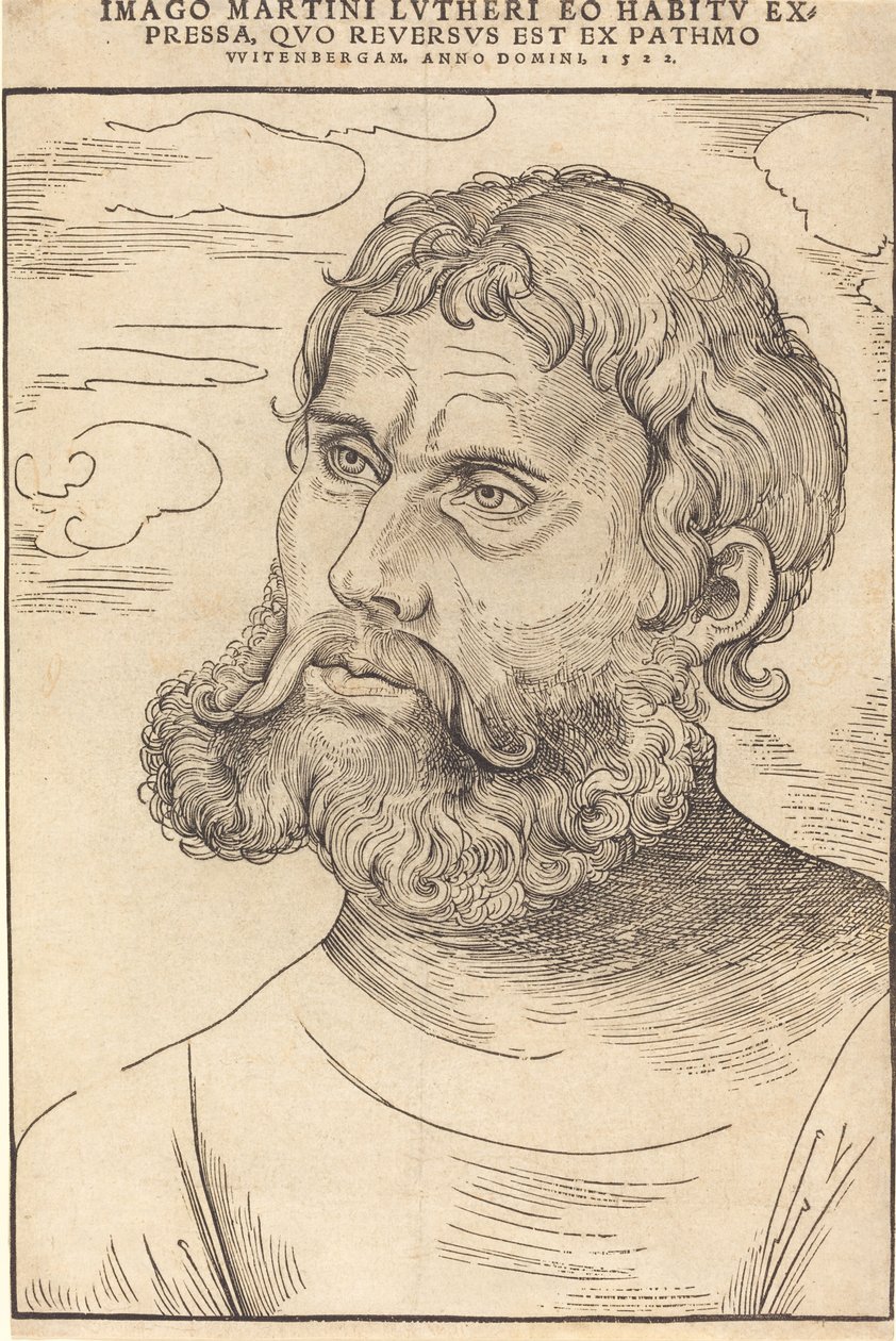 Luther mint "Junker Jorg" alkotó: Lucas Cranach the Elder