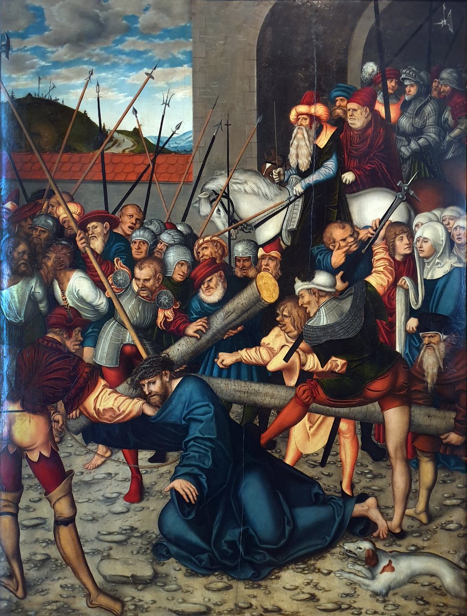 Passióciklus - Krisztus a keresztet hordozza alkotó: Lucas Cranach the Elder