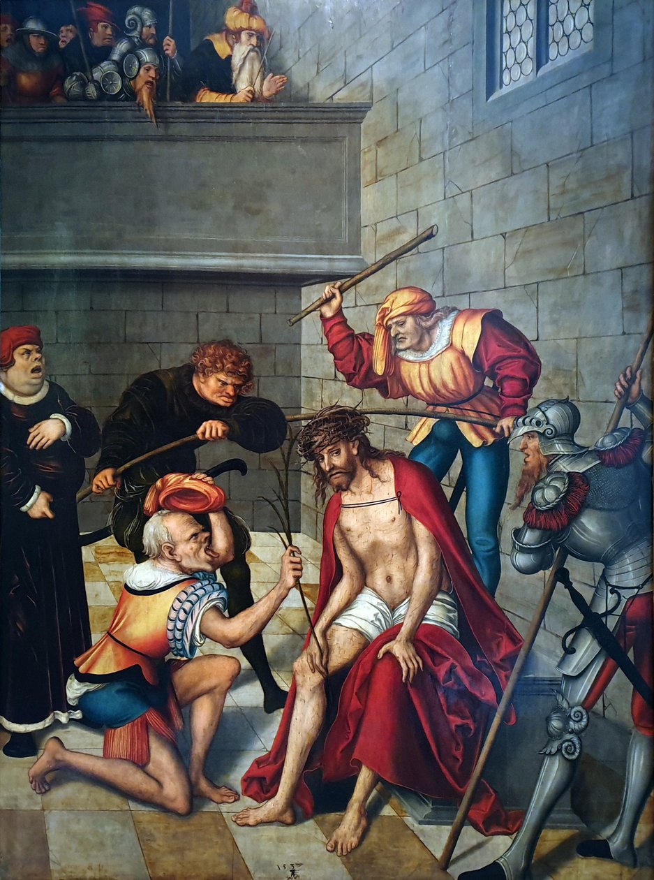 Passióciklus - Krisztus töviskoronázása alkotó: Lucas Cranach the Elder