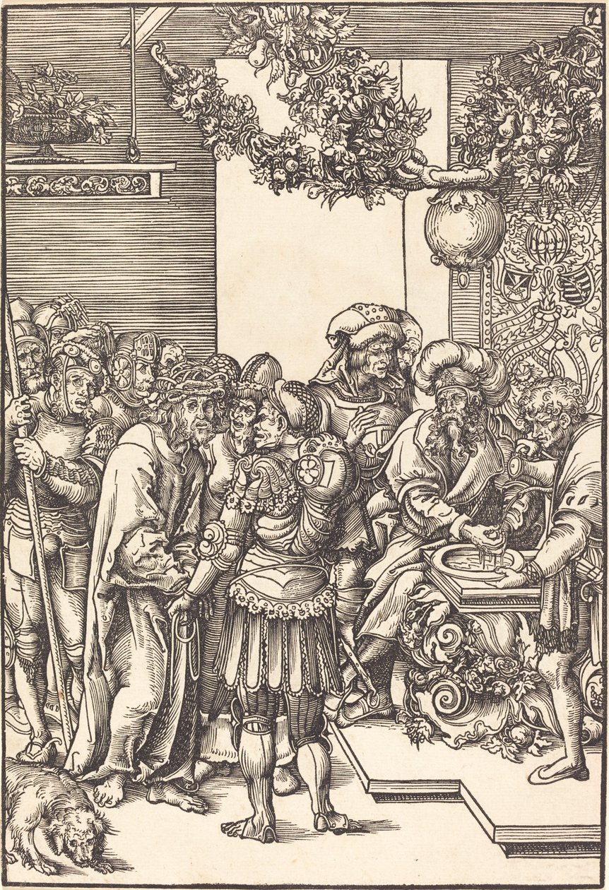 Pilátus kezet mos alkotó: Lucas Cranach the Elder