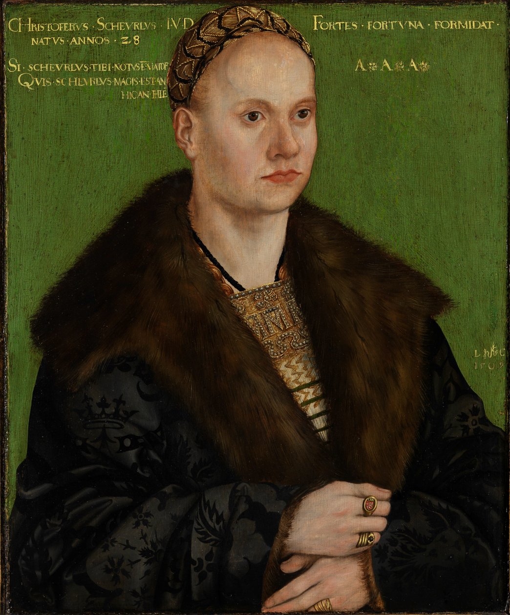 Christoph Scheurl humanista portréja alkotó: Lucas Cranach the Elder