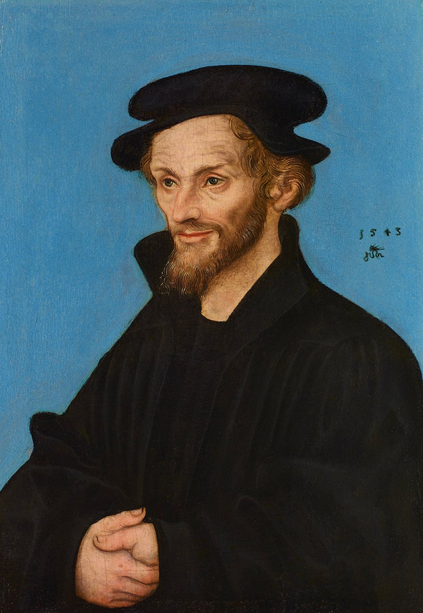 Philipp Melanchthon portréja alkotó: Lucas Cranach the Elder