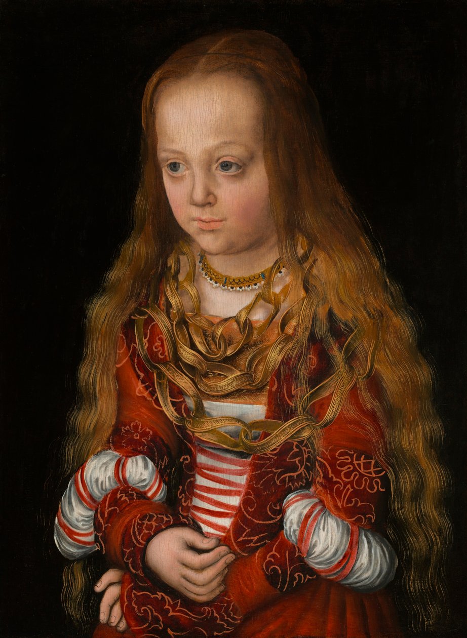 Egy szász hercegnő portréja alkotó: Lucas Cranach the Elder