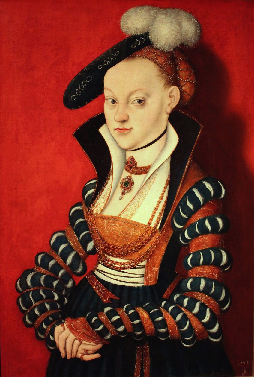 Christiane von Eulenau portréja alkotó: Lucas Cranach the Elder