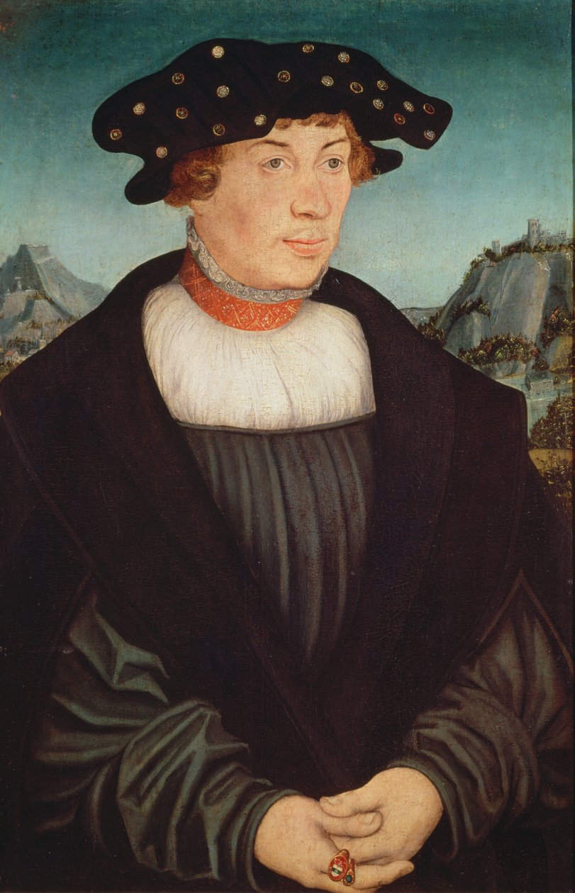 Hans Melber portréja, 1526 alkotó: Lucas Cranach the Elder