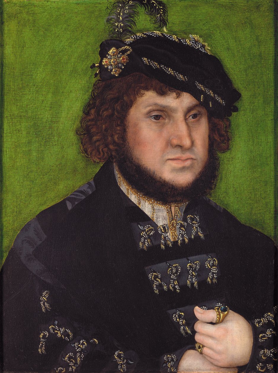 Johann, a rendíthetetlen portréja alkotó: Lucas Cranach the Elder