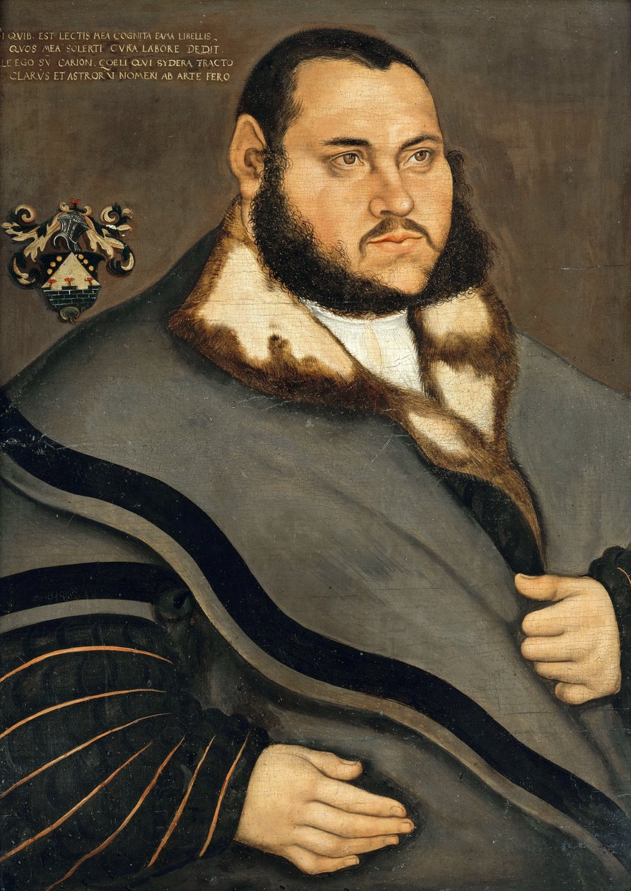 Johannes Carion portréja alkotó: Lucas Cranach the Elder