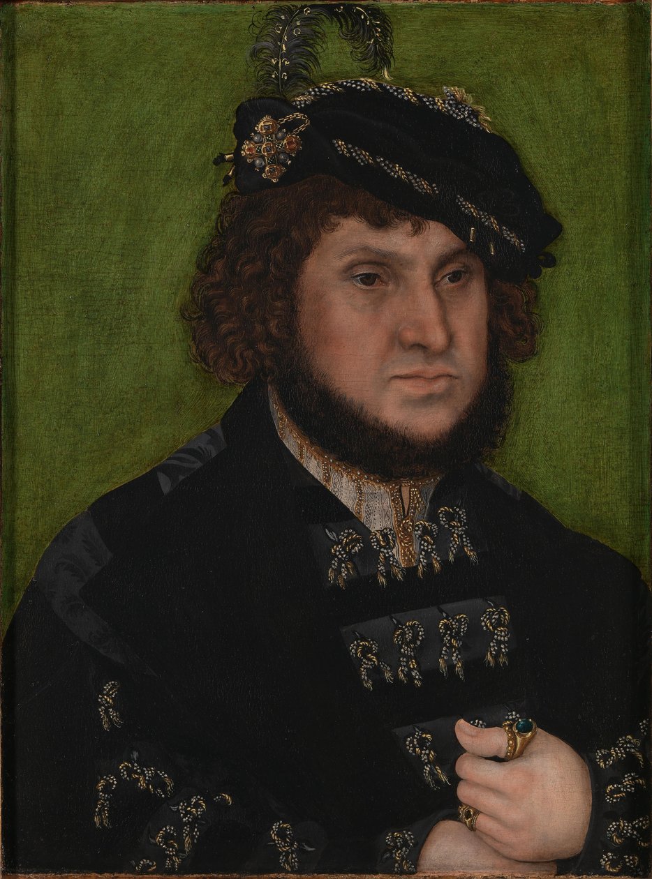 János szász választófejedelem portréja alkotó: Lucas Cranach the Elder