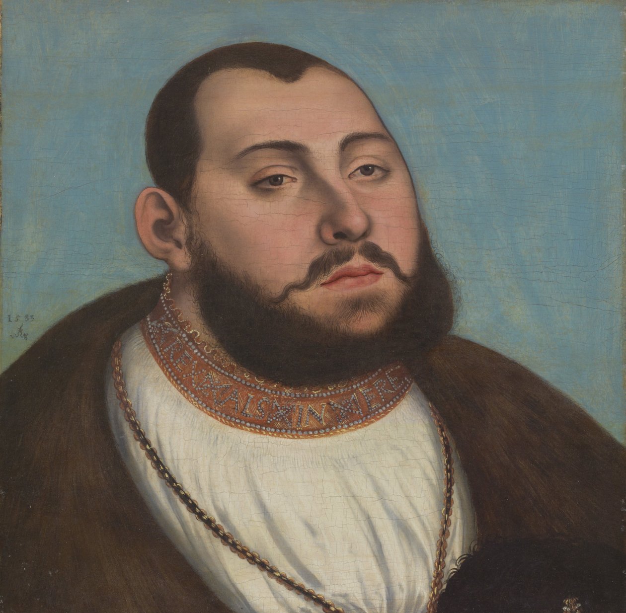Nagylelkű János Friderikusz, szászországi választófejedelem és herceg portréja alkotó: Lucas Cranach the Elder