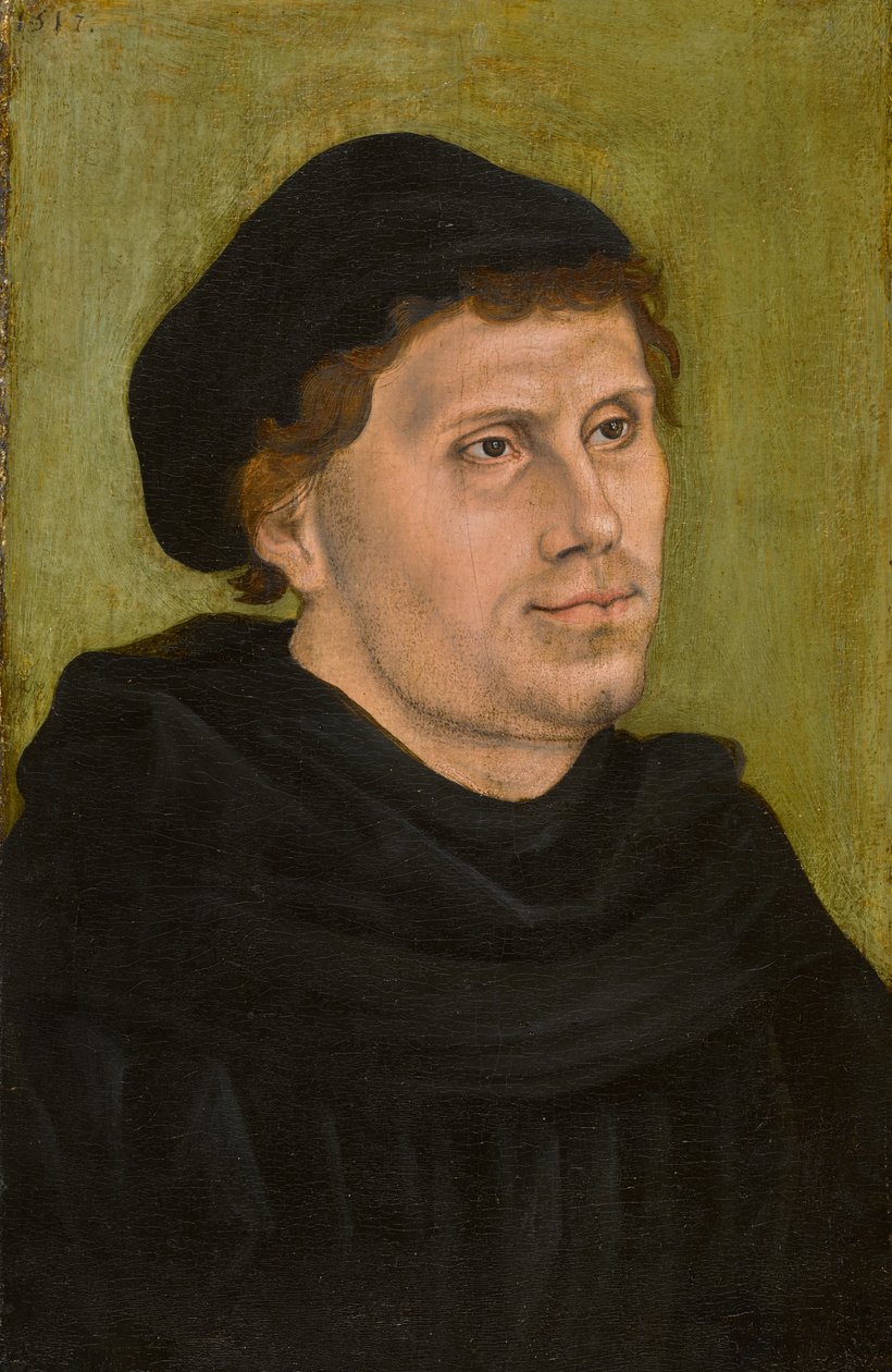 Luther Márton portréja 1483-1546, 1517. alkotó: Lucas Cranach the Elder