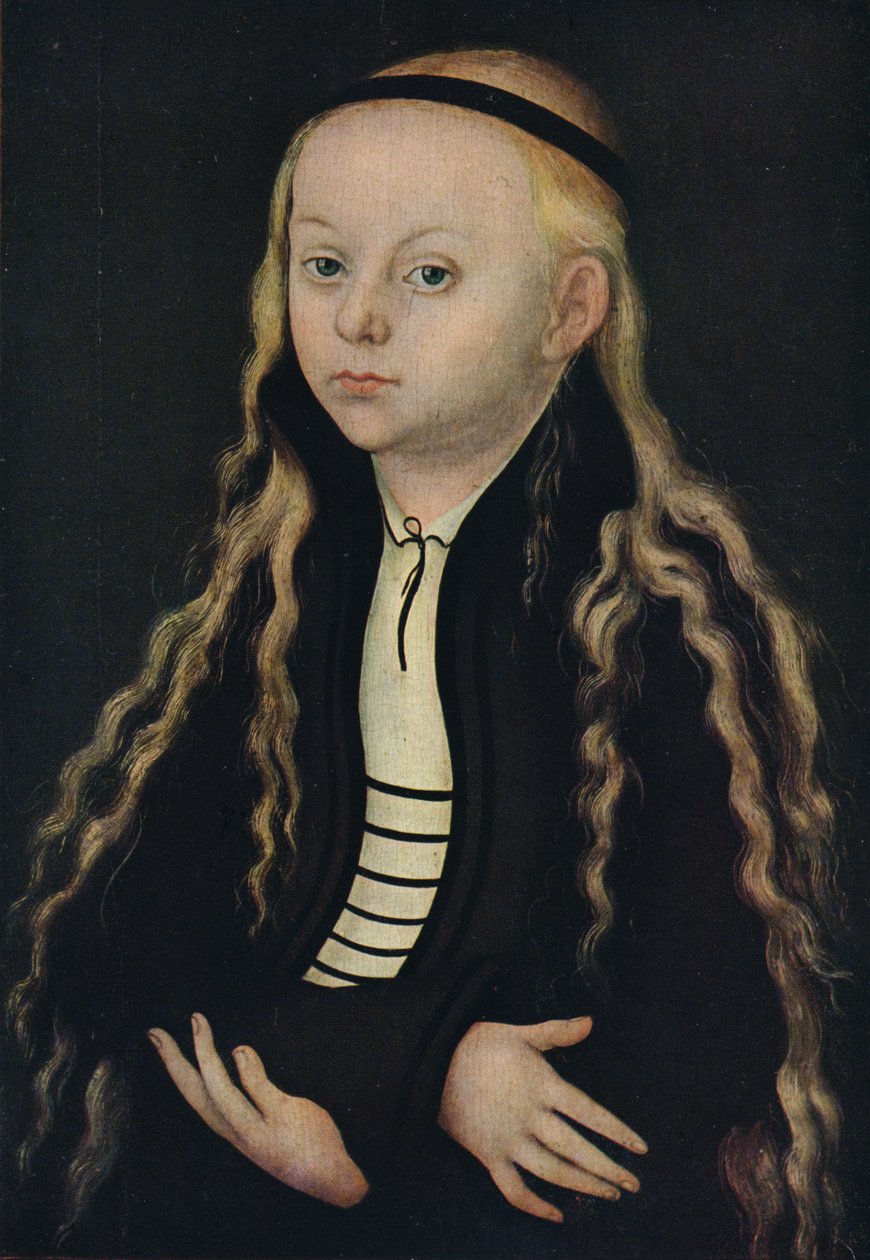 Fiatal lány portréja, 16. század, 1939 alkotó: Lucas Cranach the Elder