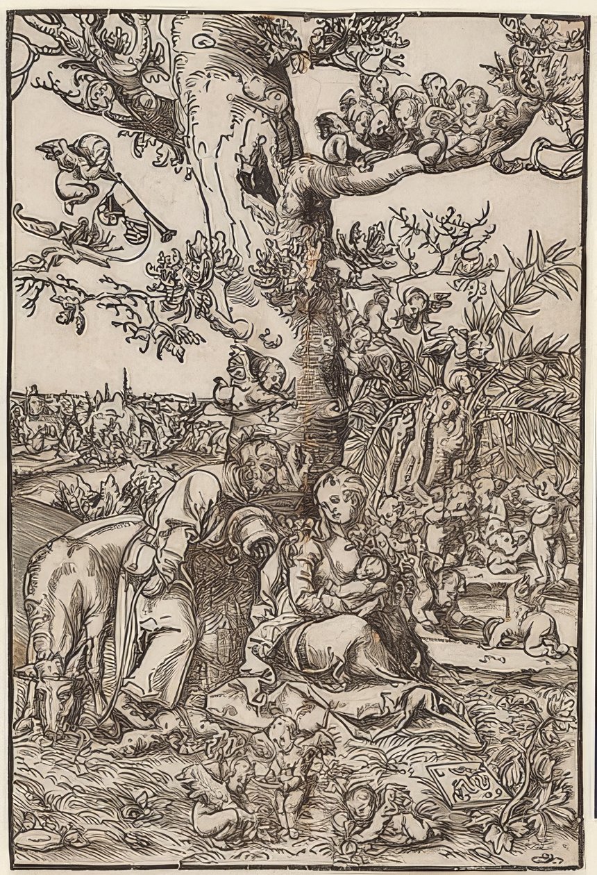 Pihenj futás közben alkotó: Lucas Cranach the Elder