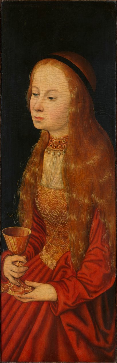 Szent Borbála, 16. század eleje... alkotó: Lucas Cranach the Elder