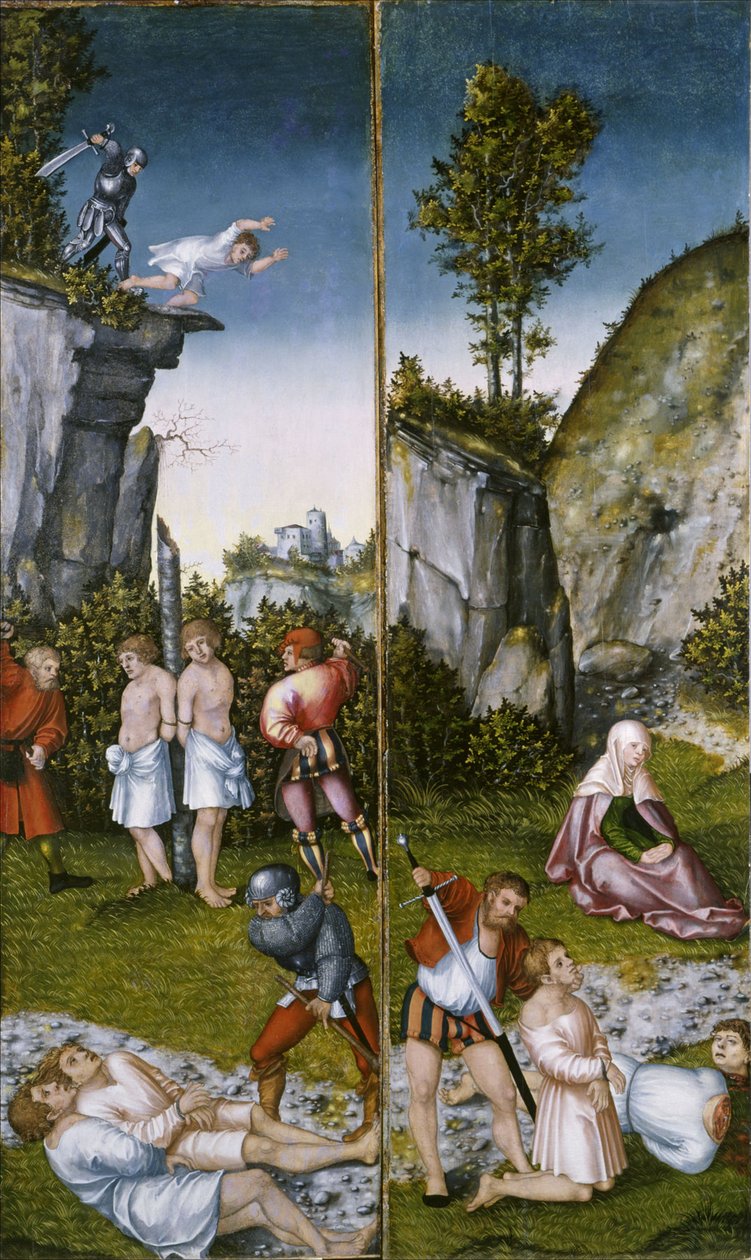 Szent Felicitas hét fia mártíromságán alkotó: Lucas Cranach the Elder