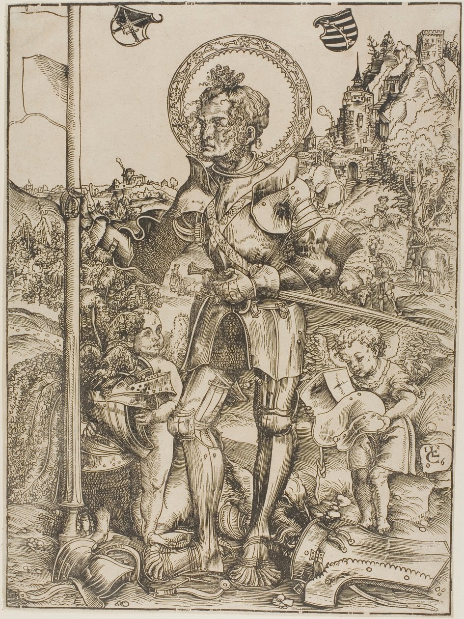 Szent György állva alkotó: Lucas Cranach the Elder