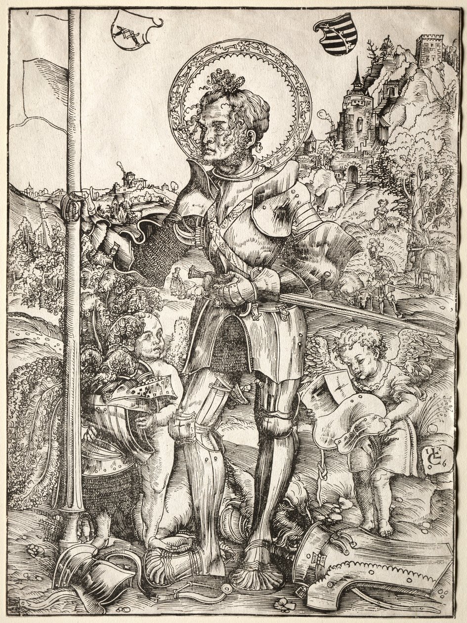 Álló Szent György, 1506. alkotó: Lucas Cranach the Elder