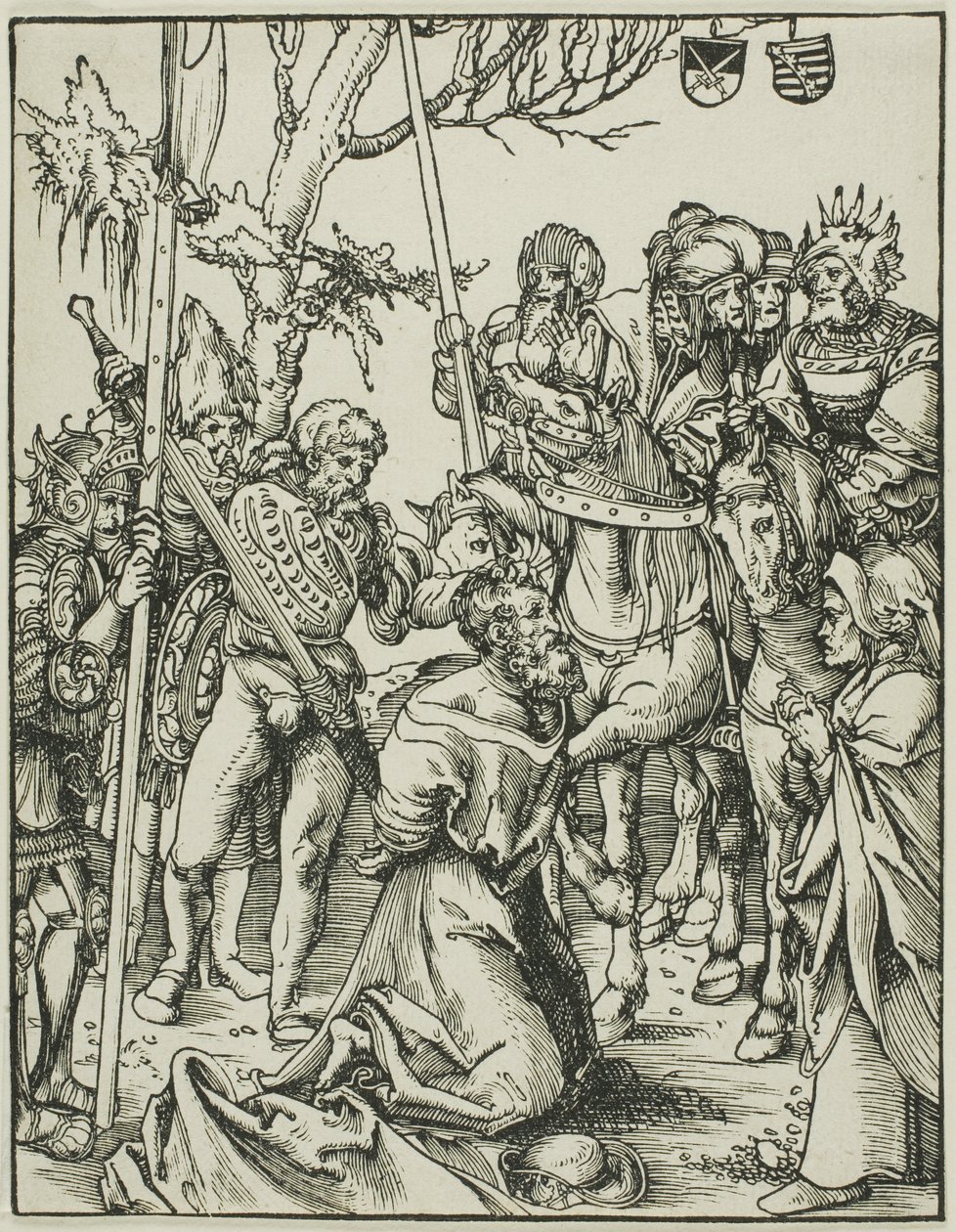 Nagy Szent Jakab, az Apostolok mártíromsága című könyvből. alkotó: Lucas Cranach the Elder
