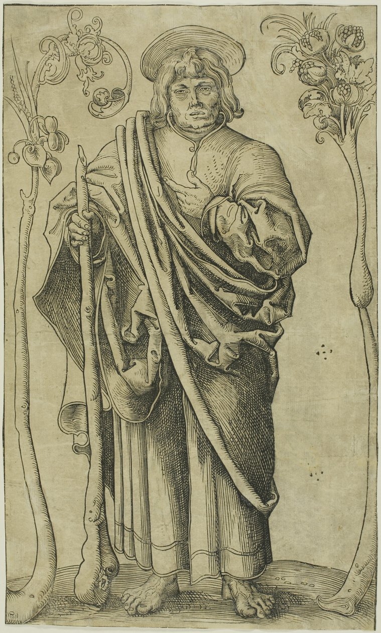 Szent Júdás, Krisztustól, az apostoloktól és Szent Páltól alkotó: Lucas Cranach the Elder