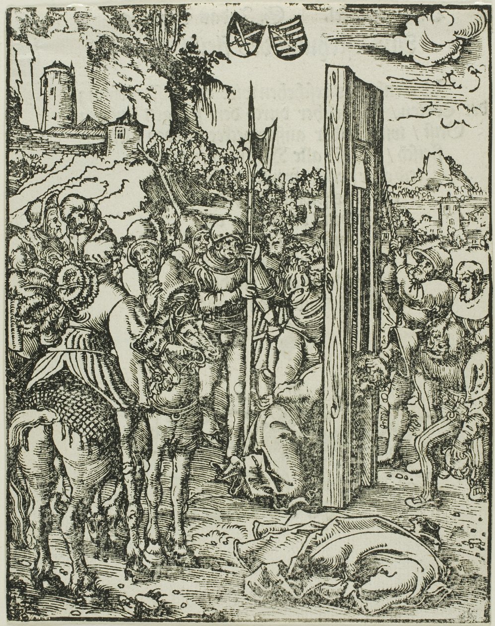 Szent Mátyás, az Apostolok mártíromsága című könyvből. alkotó: Lucas Cranach the Elder