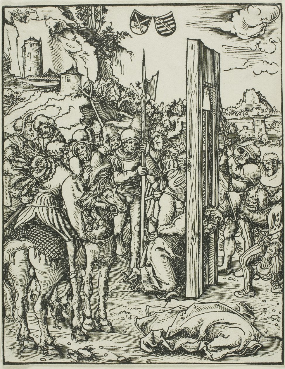 Szent Mátyás, az Apostolok mártíromsága című könyvből. alkotó: Lucas Cranach the Elder