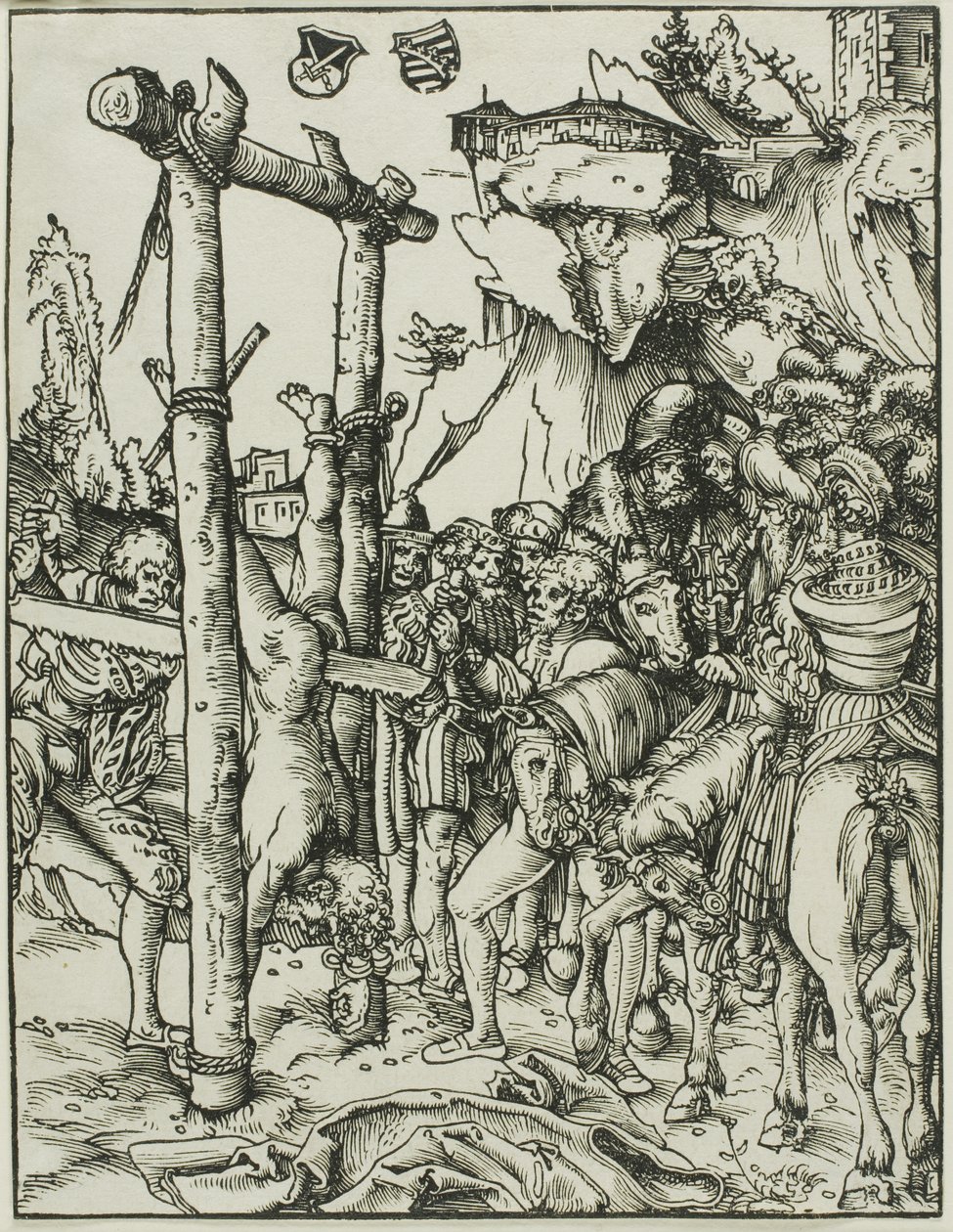 Szent Simon, az Apostolok mártíromsága című könyvből. alkotó: Lucas Cranach the Elder