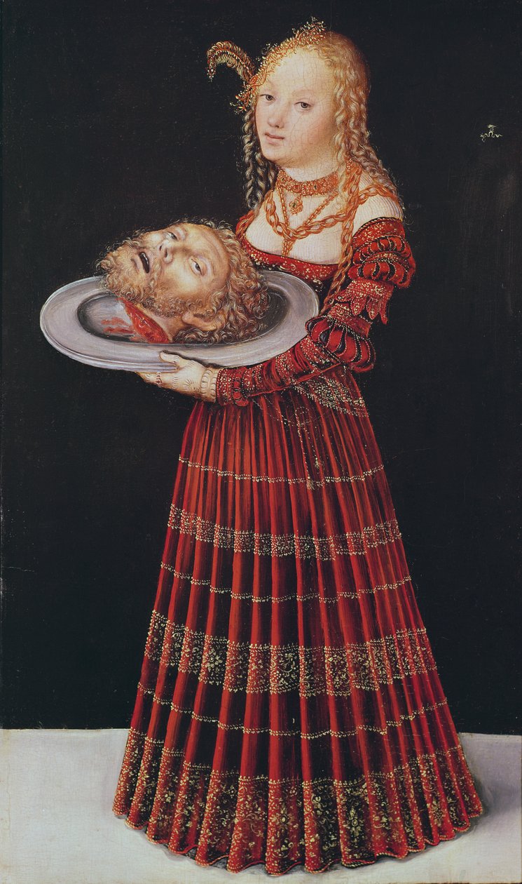 Salomé (olaj, fa) alkotó: Lucas Cranach the Elder
