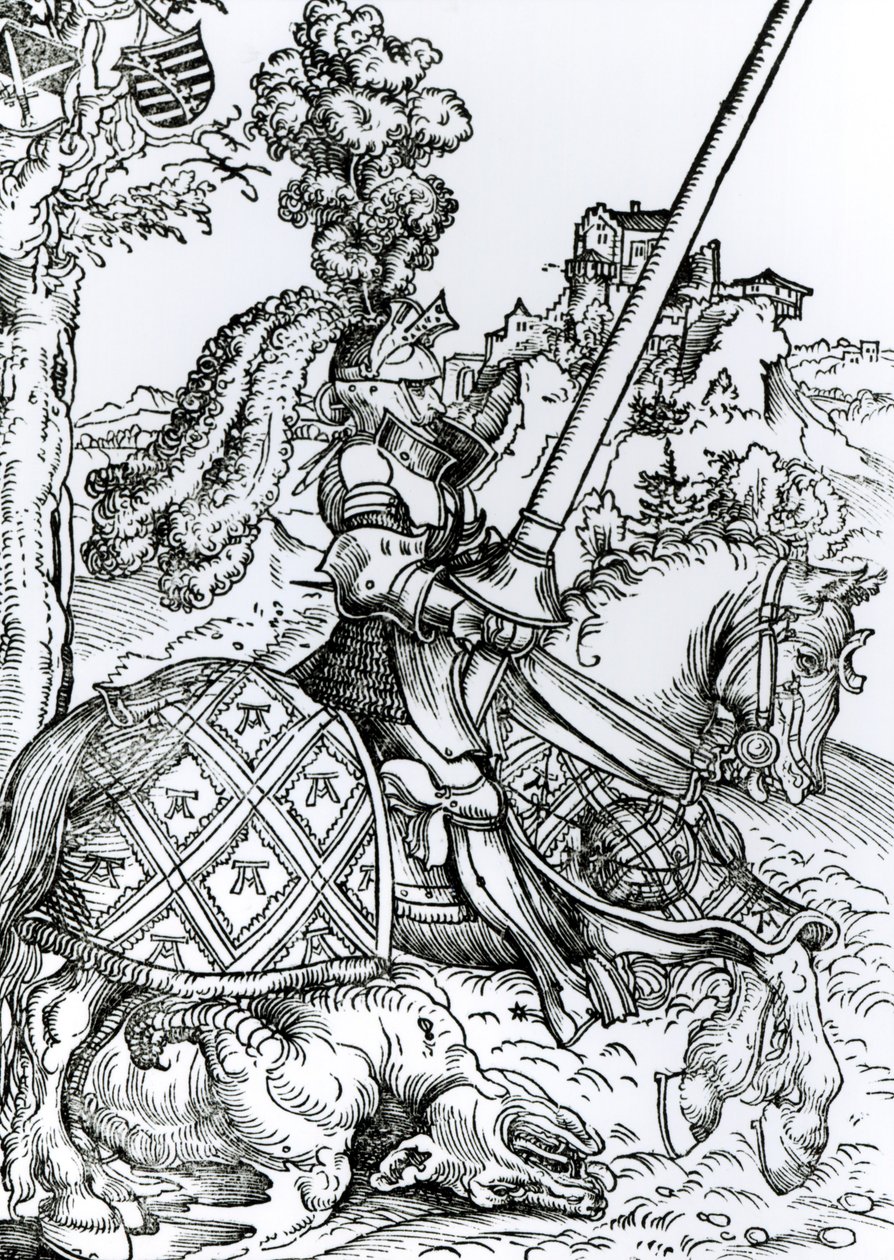 Szent György lóháton, 1507 alkotó: Lucas Cranach the Elder