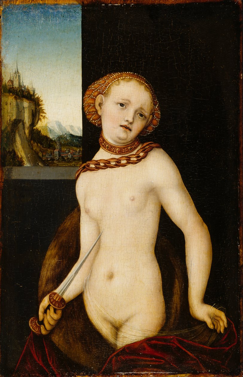 Svédül:  Lucretia Lucretia alkotó: Lucas Cranach the Elder