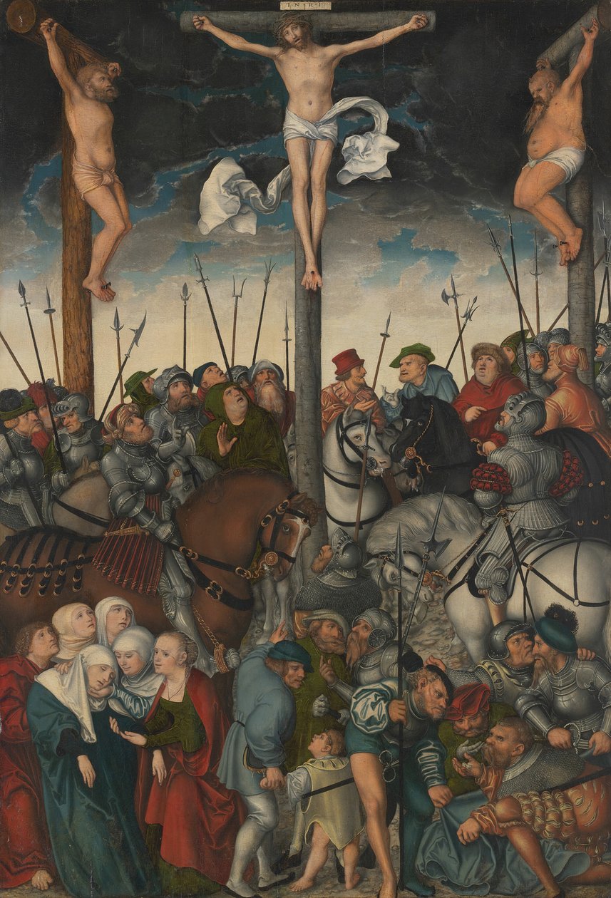 A keresztre feszítés, 1538. alkotó: Lucas Cranach the Elder