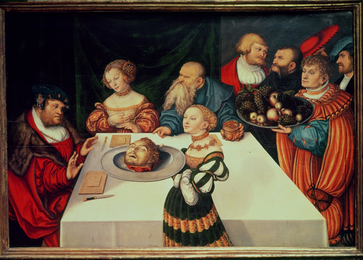 Heródes ünnepe alkotó: Lucas Cranach the Elder