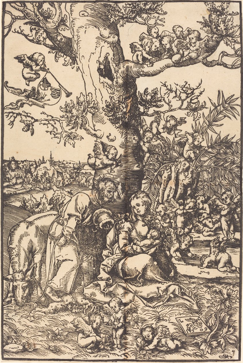 A többiek az egyiptomi repülésen alkotó: Lucas Cranach the Elder