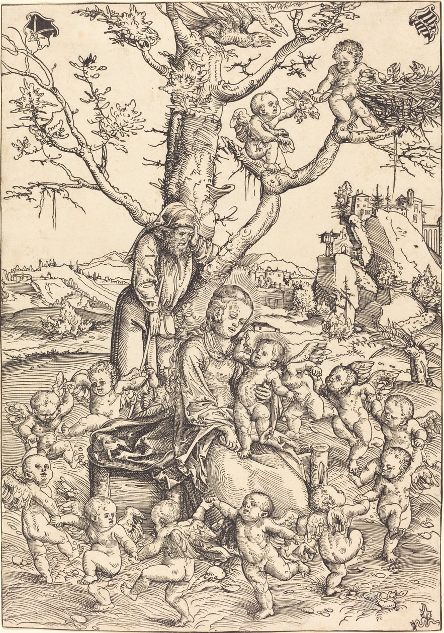 A többiek az egyiptomi repülésen alkotó: Lucas Cranach the Elder