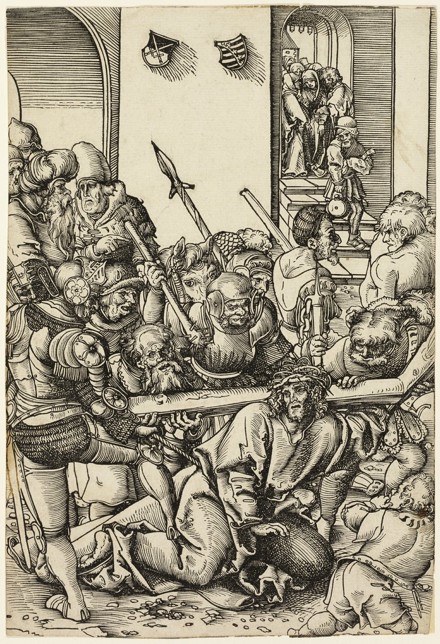 Az út a Golgotára, a passióból alkotó: Lucas Cranach the Elder