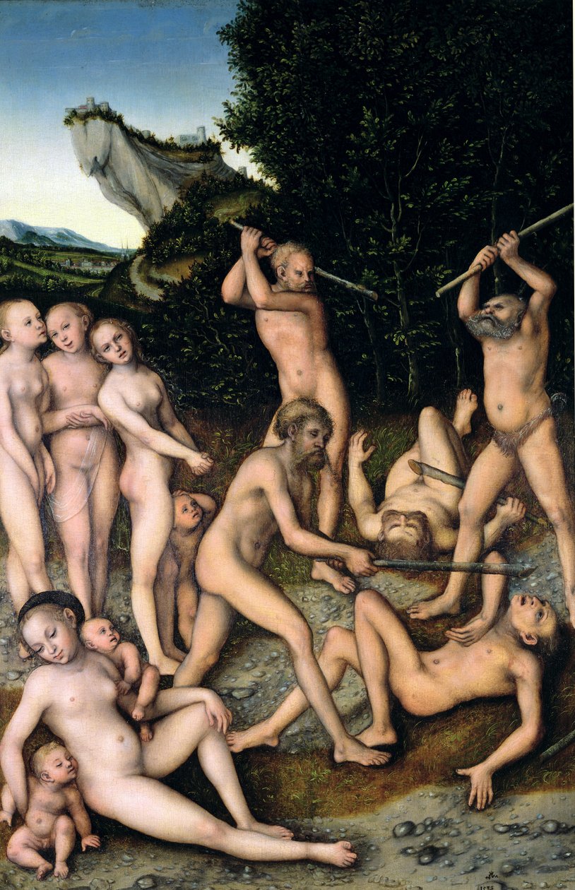 A középkor, avagy a féltékenység hatásai, 1535 alkotó: Lucas Cranach the Elder