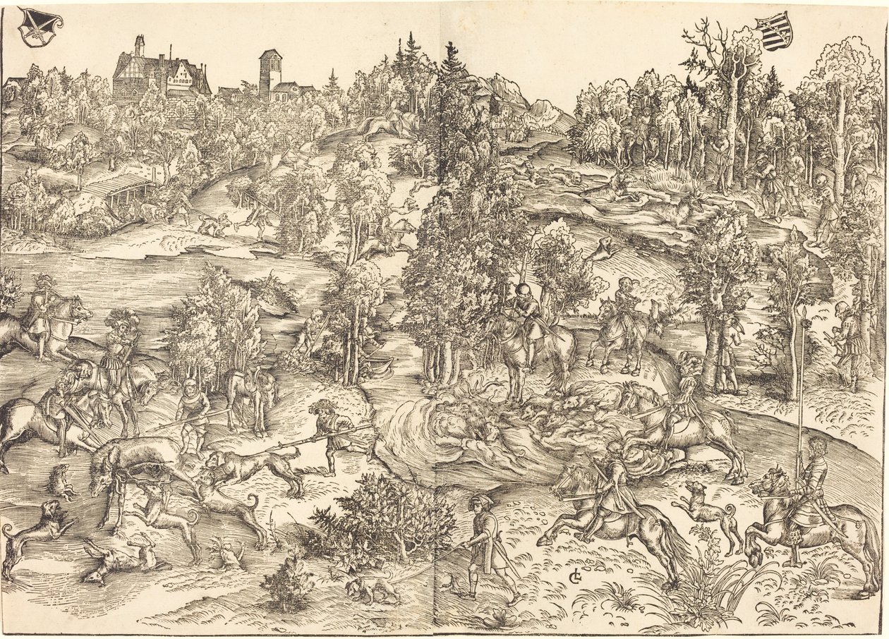 A szarvasvadászat alkotó: Lucas Cranach the Elder