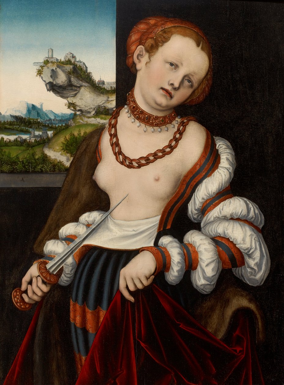 Lucretia öngyilkossága alkotó: Lucas Cranach the Elder