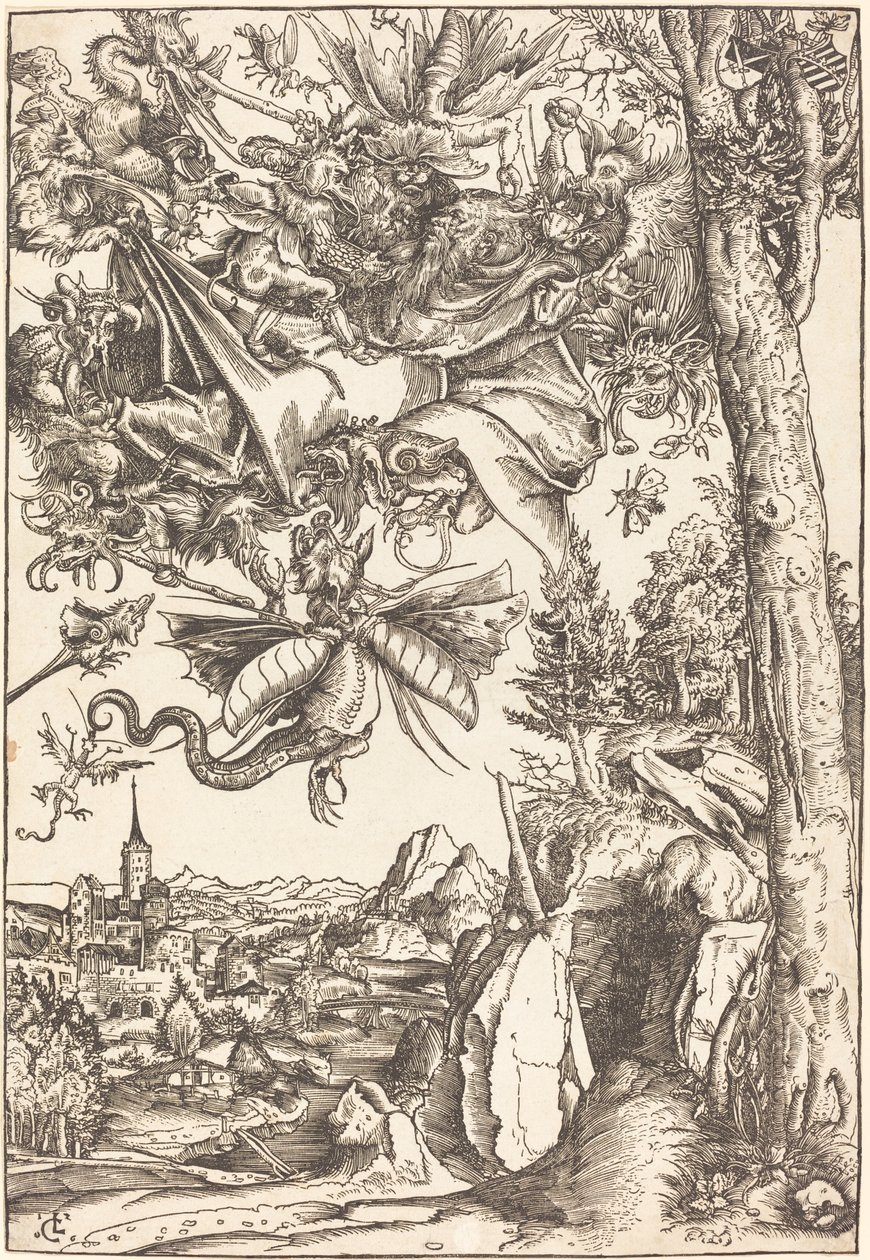 Szent Antal megkísértése alkotó: Lucas Cranach the Elder