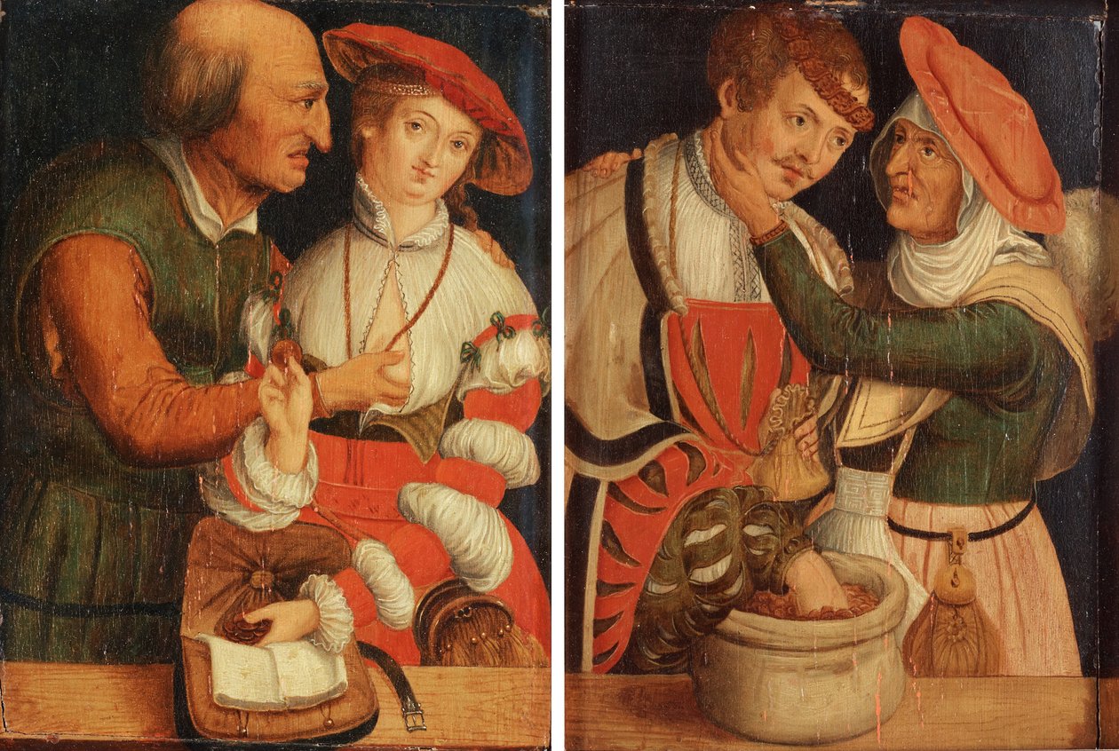 Az egyenlőtlen párok alkotó: Lucas Cranach the Elder