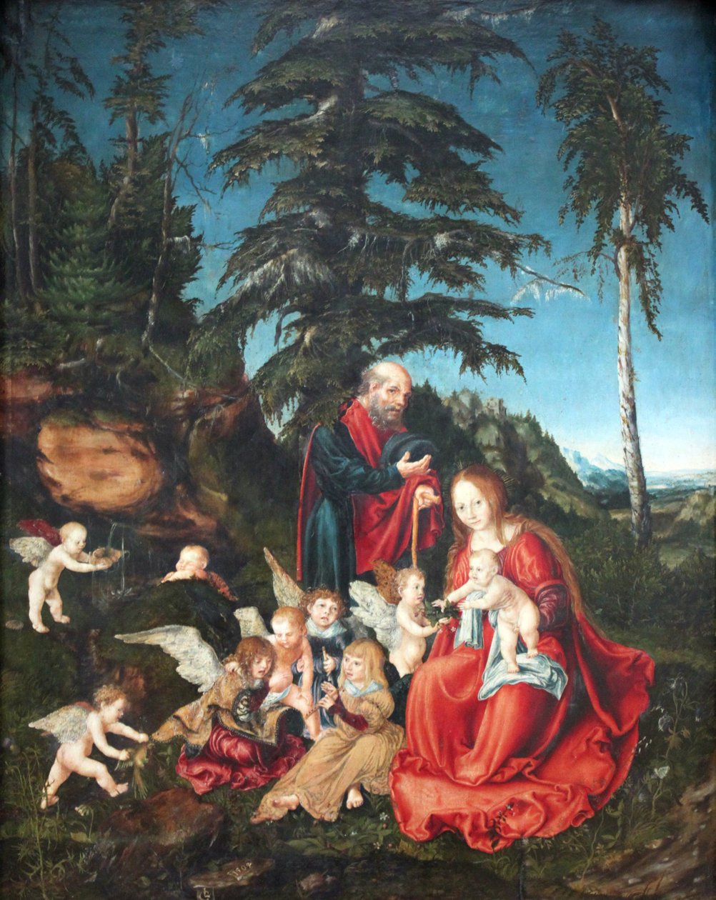 A többi az Egyiptomba tartó járaton alkotó: Lucas Cranach the Elder