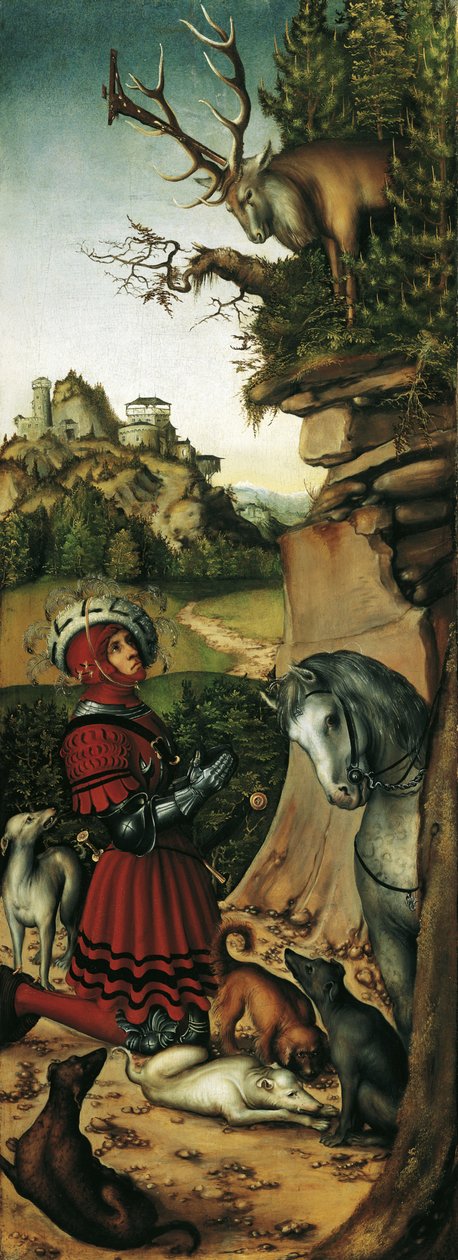 Szent Eusztáz látomása alkotó: Lucas Cranach the Elder