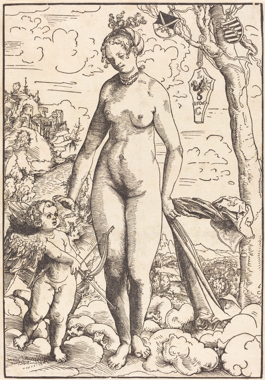 Vénusz és Ámor alkotó: Lucas Cranach the Elder