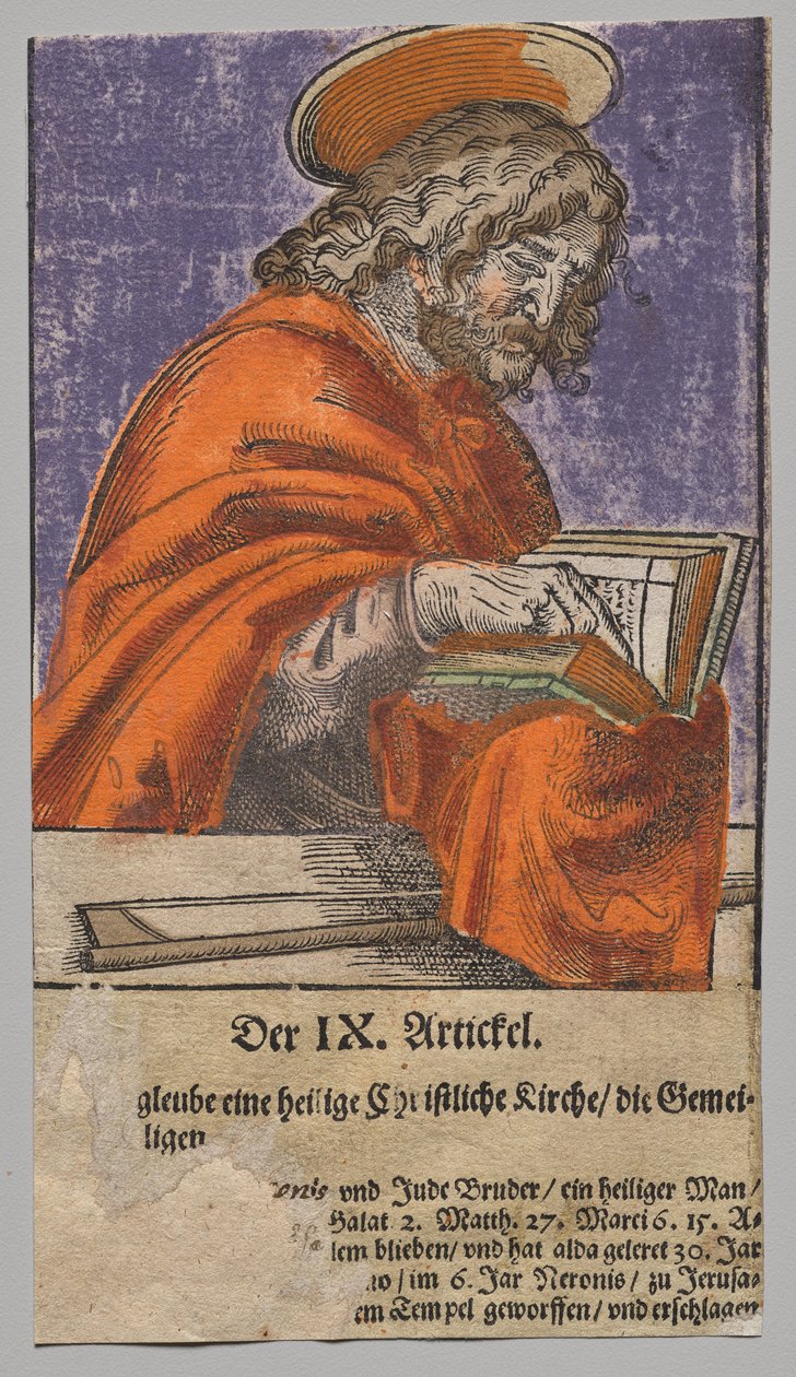 Kisebb Jakab Krisztustól, az apostoloktól és Szent Páltól alkotó: Lucas Cranach the Elder, After