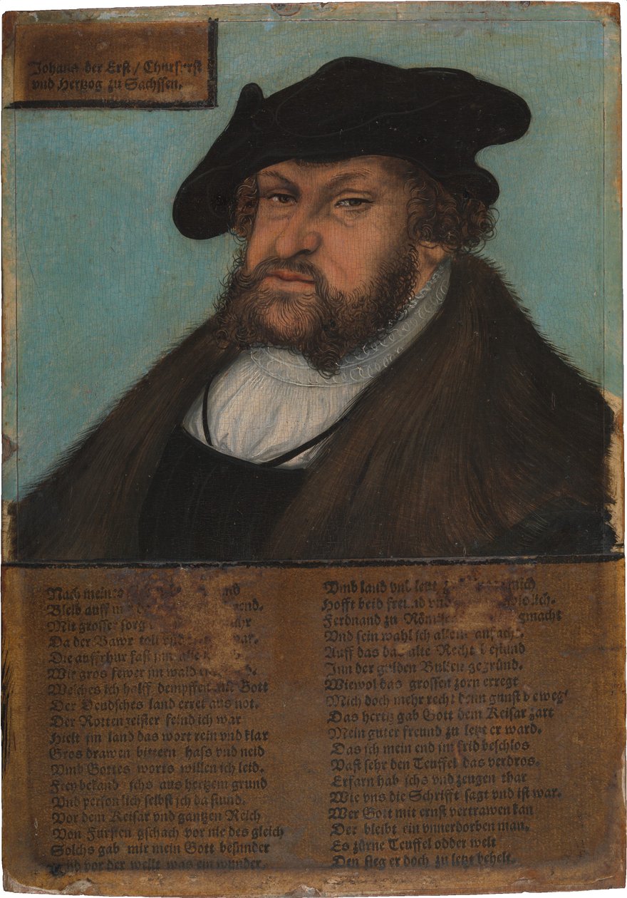 I. Johann (1468-1532), a Konstant, Szászország választófejedelme alkotó: Lucas Cranach the Elder and workshop