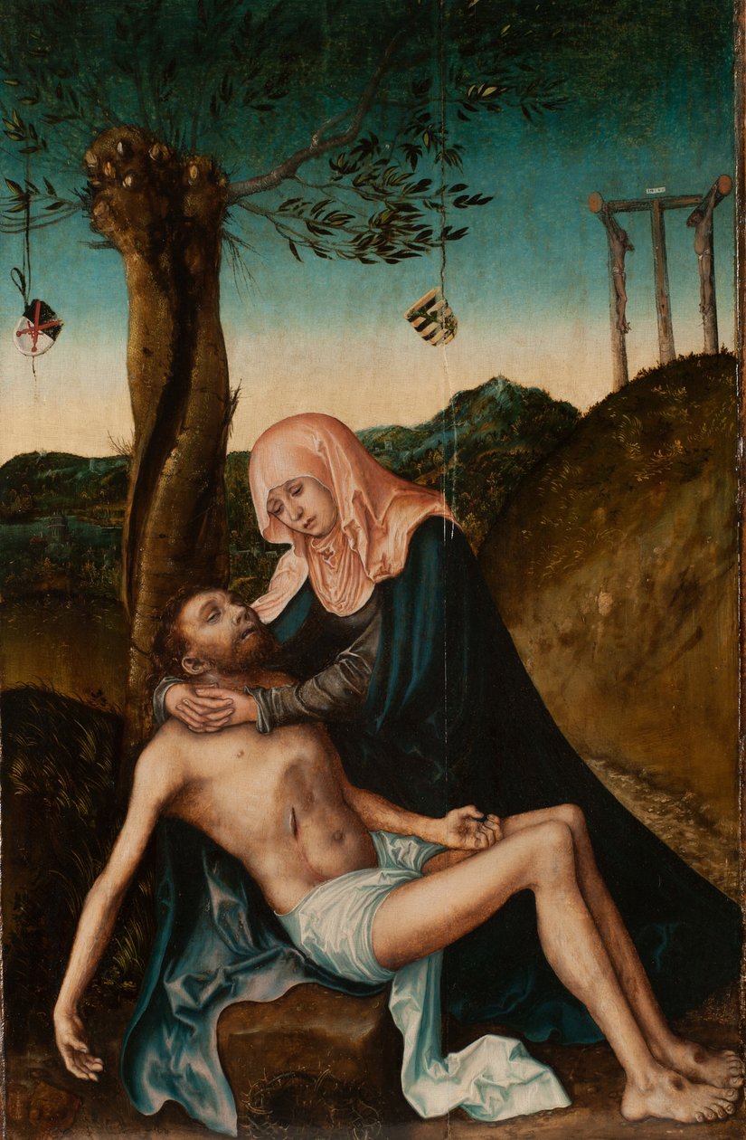 Szlovák: Pieta Pieta Pieta a kereszt alatt alkotó: Lucas Cranach the Elder and workshop
