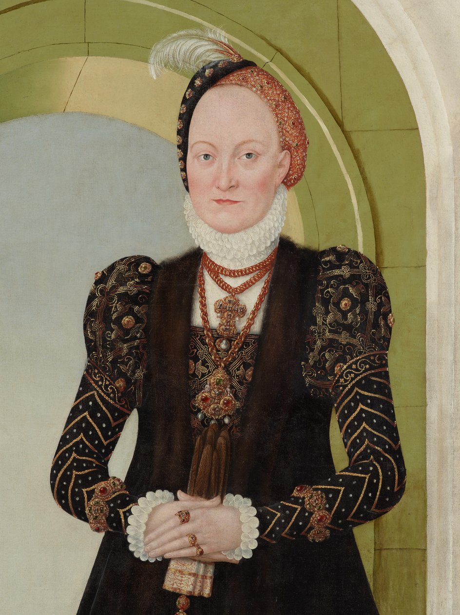 Anna dániai hercegnő, szászországi hercegnő alkotó: Lucas Cranach the Younger